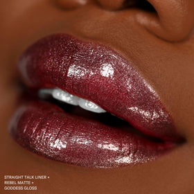 The Lip Bar Rebel next to other shades showing mix-and-layer styling options