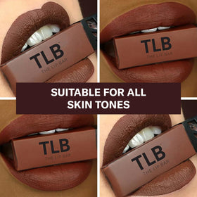 The Lip Bar Savage applicator closeup demonstrating smooth, even application