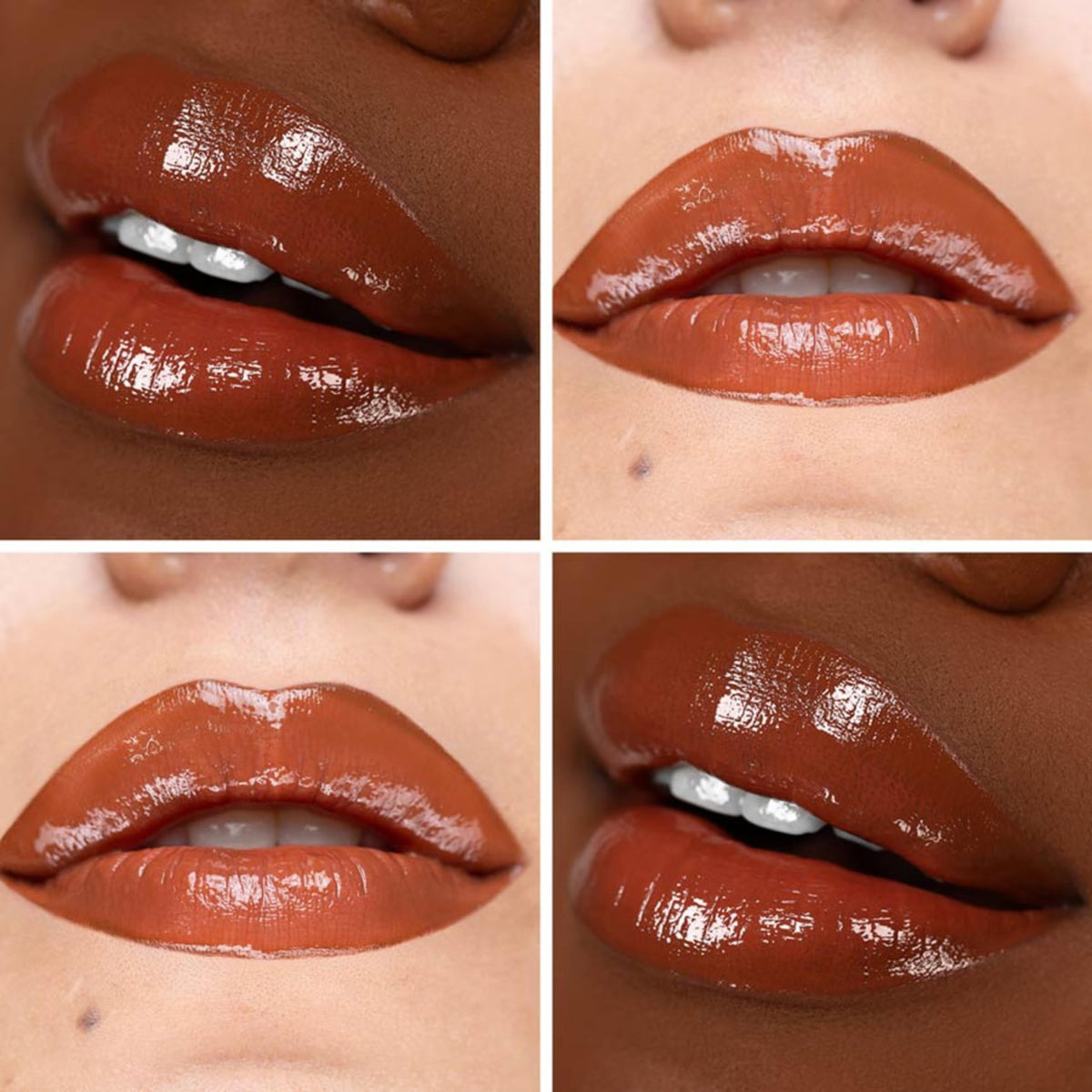 The Lip Bar Straight Shooter lifestyle application on model demonstrating defined, natural lips