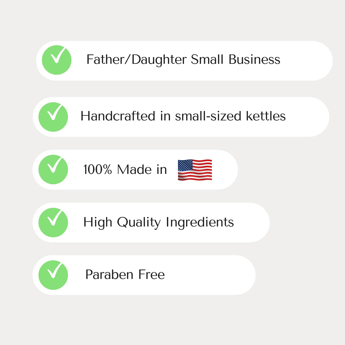 The Lotion Company label and ingredients visible to show small-batch craftsmanship