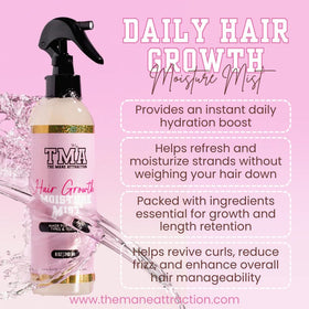 The Mane Attraction with aloe and honey ingredients highlighting gentle nourishment