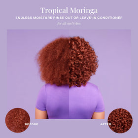 The Mane Choice applied to wet hair illustrating easier detangling