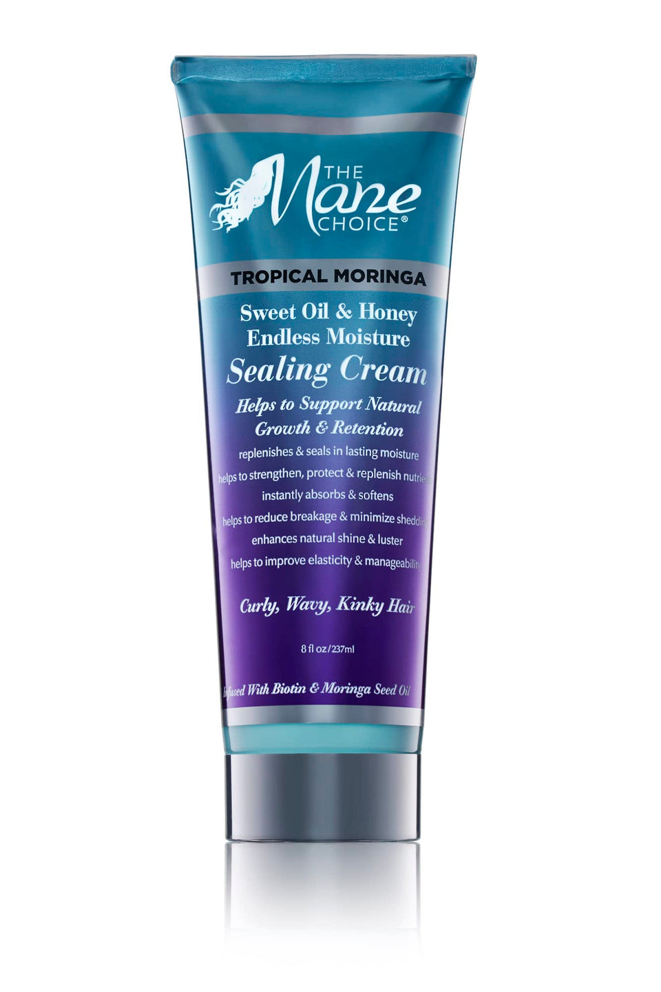 The Mane Choice front packaging showing product and benefits