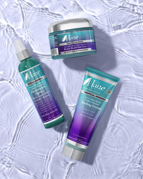 The Mane Choice styled on a bathroom shelf for everyday routine benefit