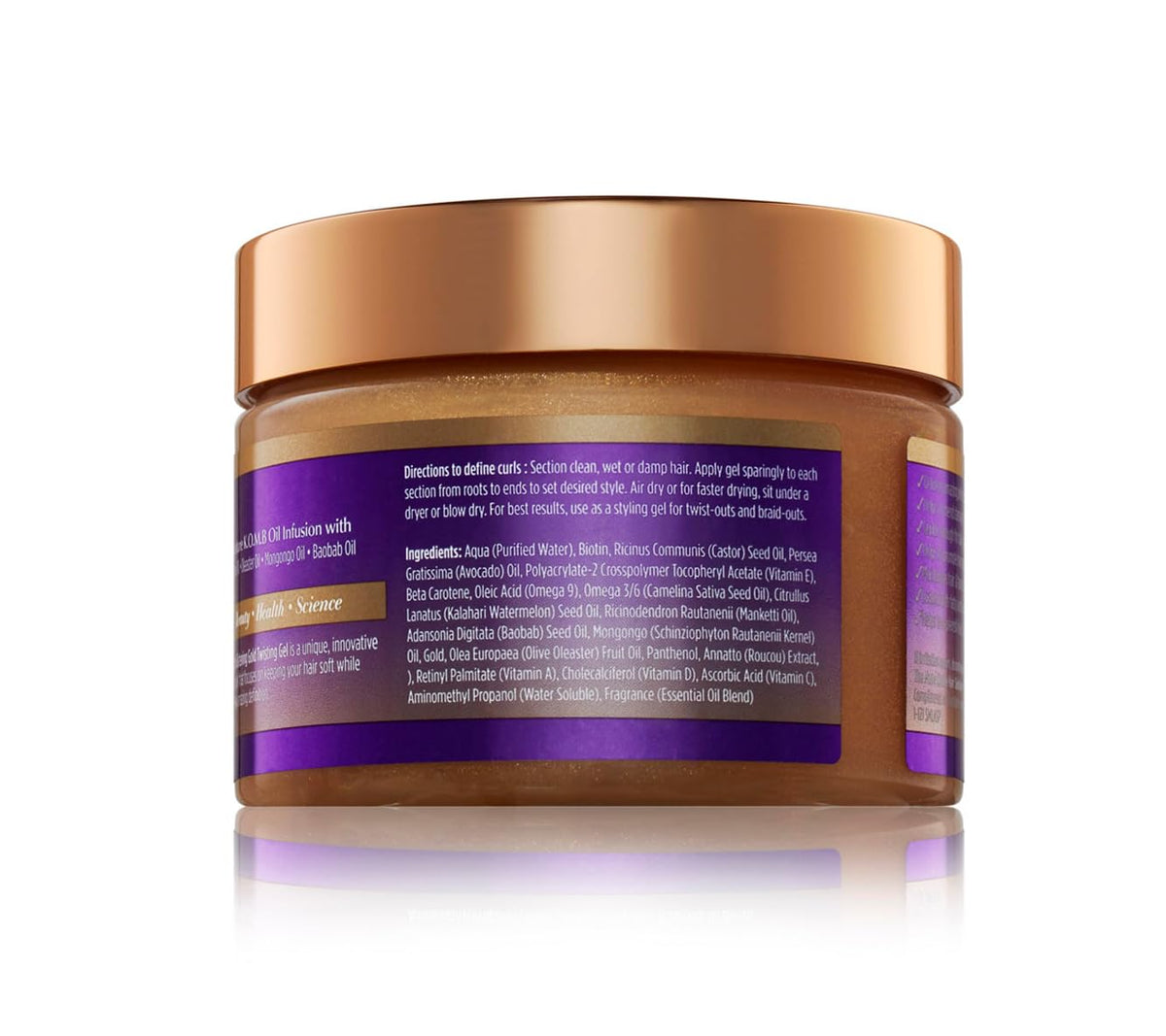 The Mane Choice 12 oz jar next to a ruler showing product scale