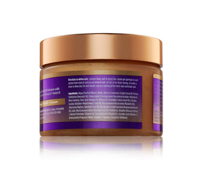The Mane Choice 12 oz jar next to a ruler showing product scale