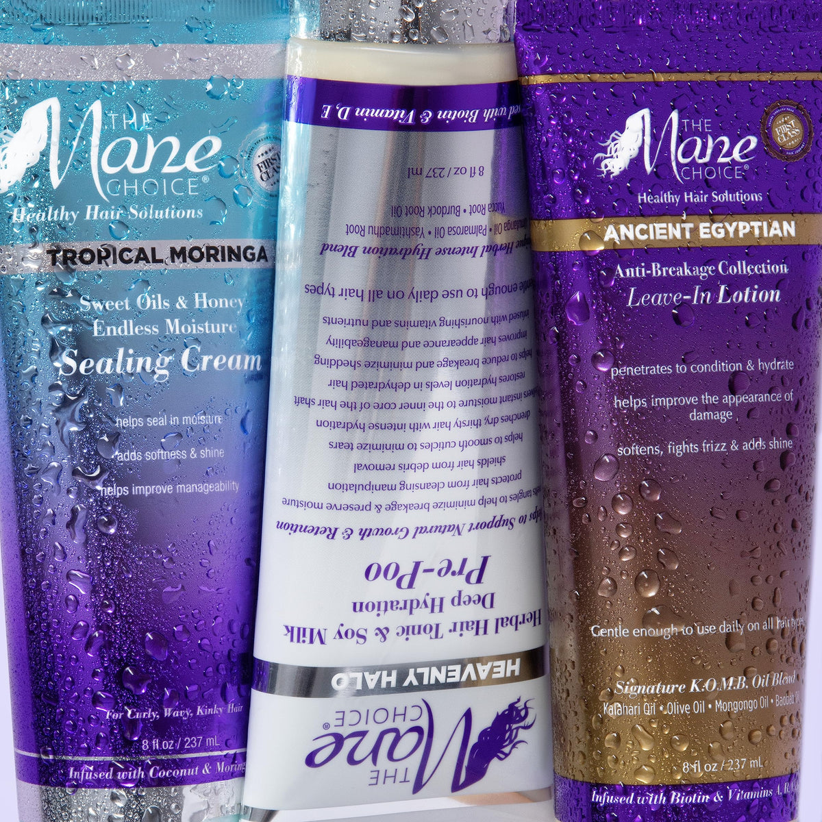 The Mane Choice final styled curls showing shine and definition benefit
