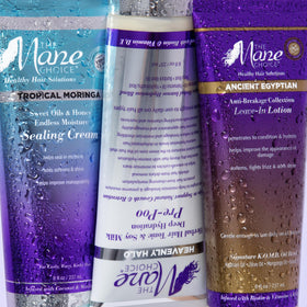 The Mane Choice final styled curls showing shine and definition benefit