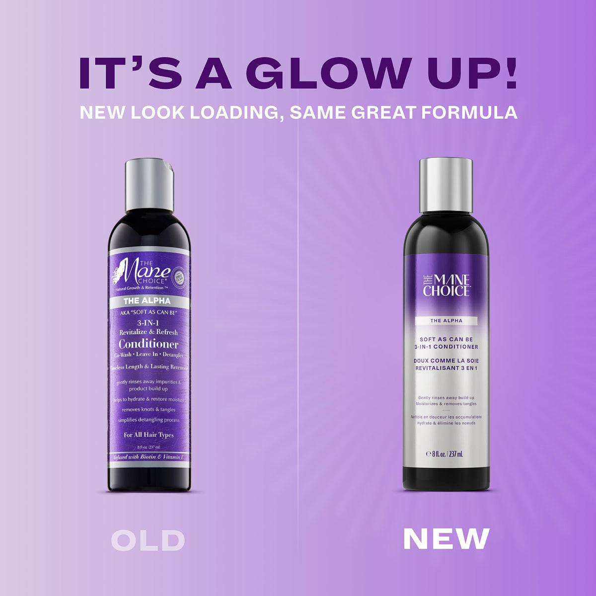 The Mane Choice creamy texture close-up showing smooth slip for detangling
