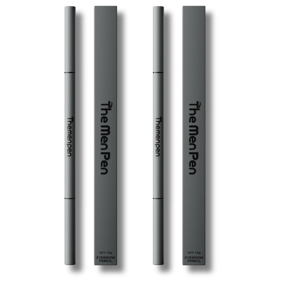 The Men Pen front packaging showing compact grooming pen and shade benefits
