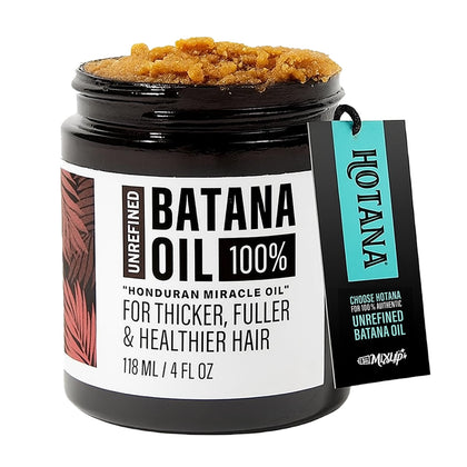 The-Mix-Up batana oil jar front view showing pure packaging and natural benefit