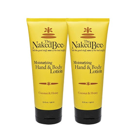 The Naked Bee front packaging showing scent and size, conveys gentle daily hydration