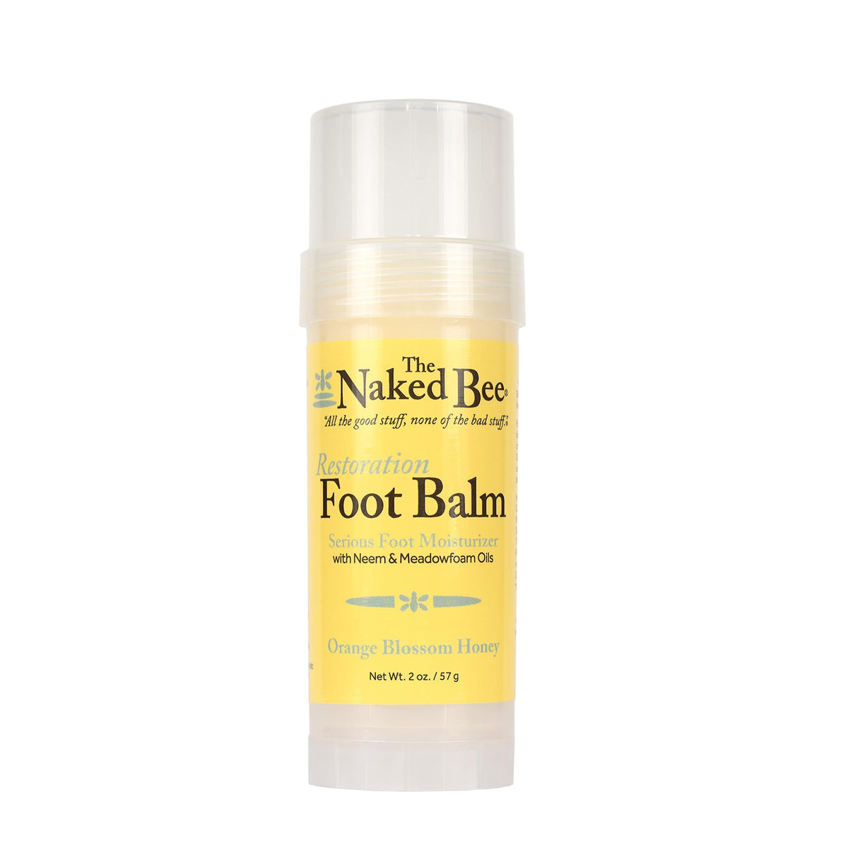 the naked bee front packaging showing balm and benefits