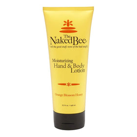 The Naked Bee front packaging showing orange blossom honey scent and clean formula