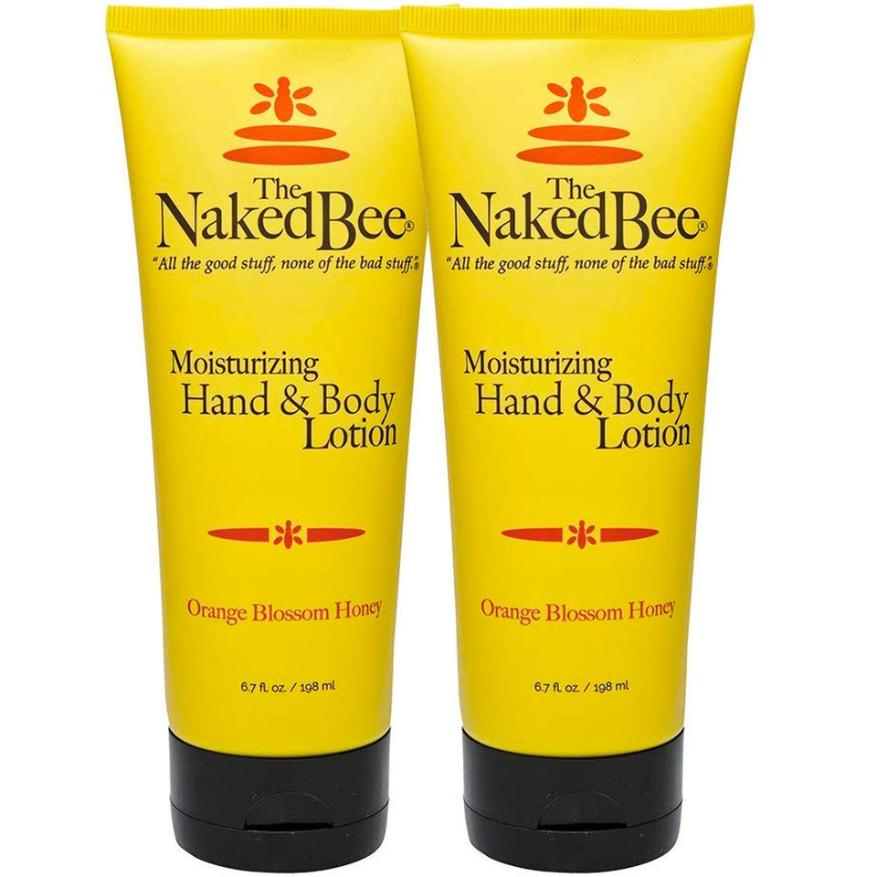The Naked Bee front packaging showing two bottles and clear labeling, highlighting value