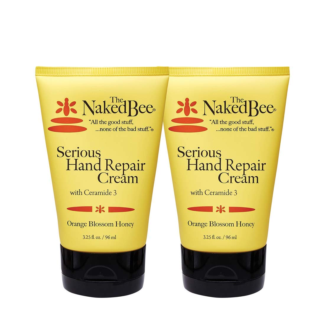 The Naked Bee front packaging showing product and scent, offers soothing repair