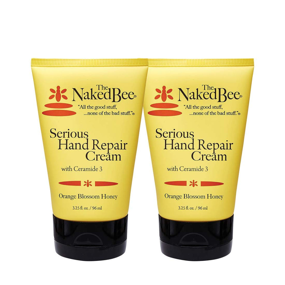 The Naked Bee front packaging showing product and scent, offers soothing repair