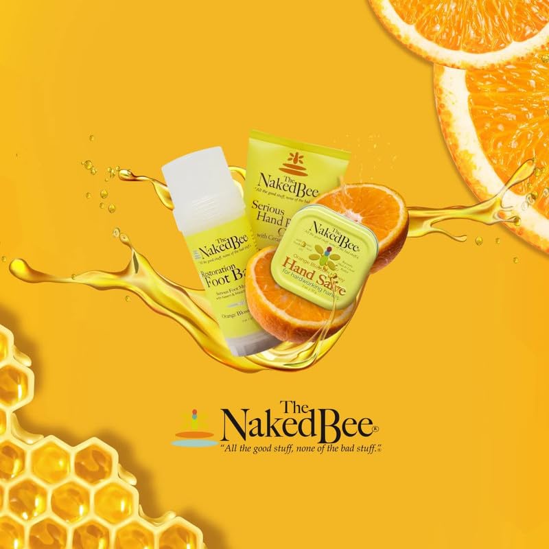 The Naked Bee tube in a hand for size comparison and portable convenience benefit