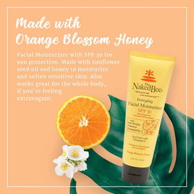 The Naked Bee cream texture close-up highlighting lightweight hydration benefit