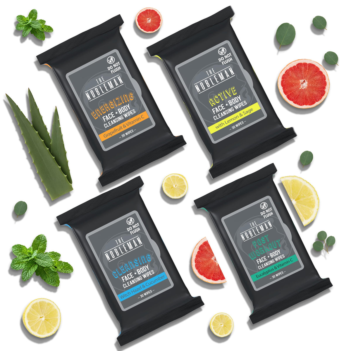 The Nobleman four-pack next to a gym bag to show scale and portability for travel and workouts