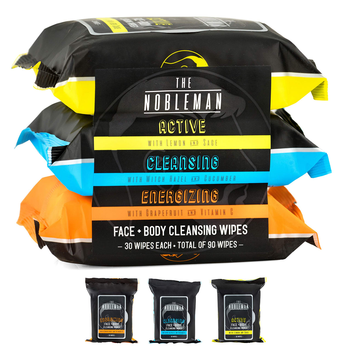 the nobleman textured wipe close-up showing fibers and cleansing surface, effective dirt removal benefit