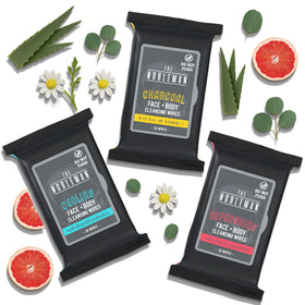The Nobleman wipes inside a backpack demonstrating travel-ready convenience and freshness