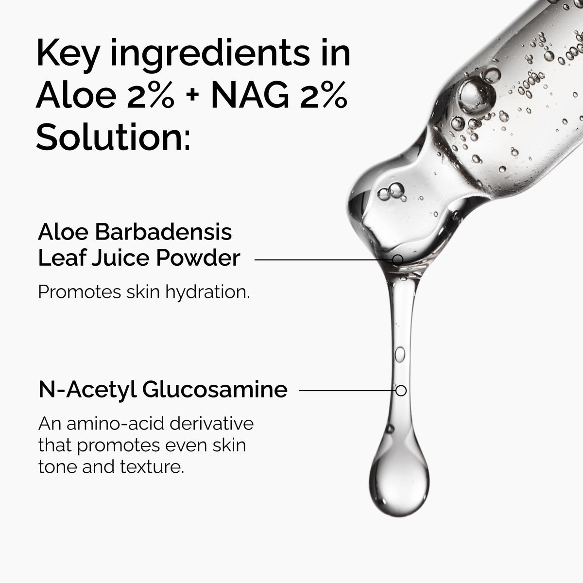 The Ordinary closeup of lightweight serum texture for fast absorption benefit