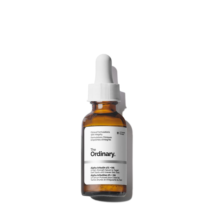 The Ordinary front packaging showing bottle and brand for clear identification and trust