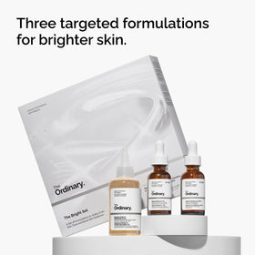 The Ordinary alpha arbutin serum pipette detail showing targeted spot correction
