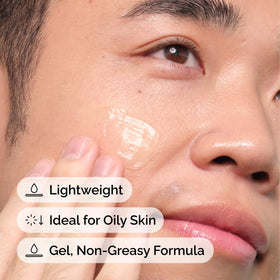 The Ordinary being applied on hand demonstrating smooth hydration