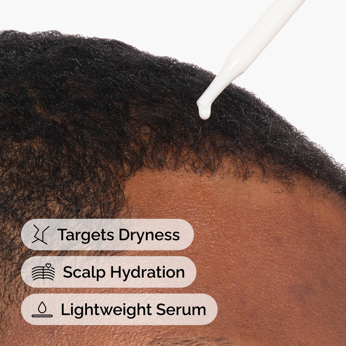 The Ordinary applied to scalp demonstration showing targeted hydration and gentle massage benefit