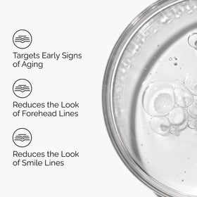 The Ordinary serum texture close-up showing lightweight water-based absorption