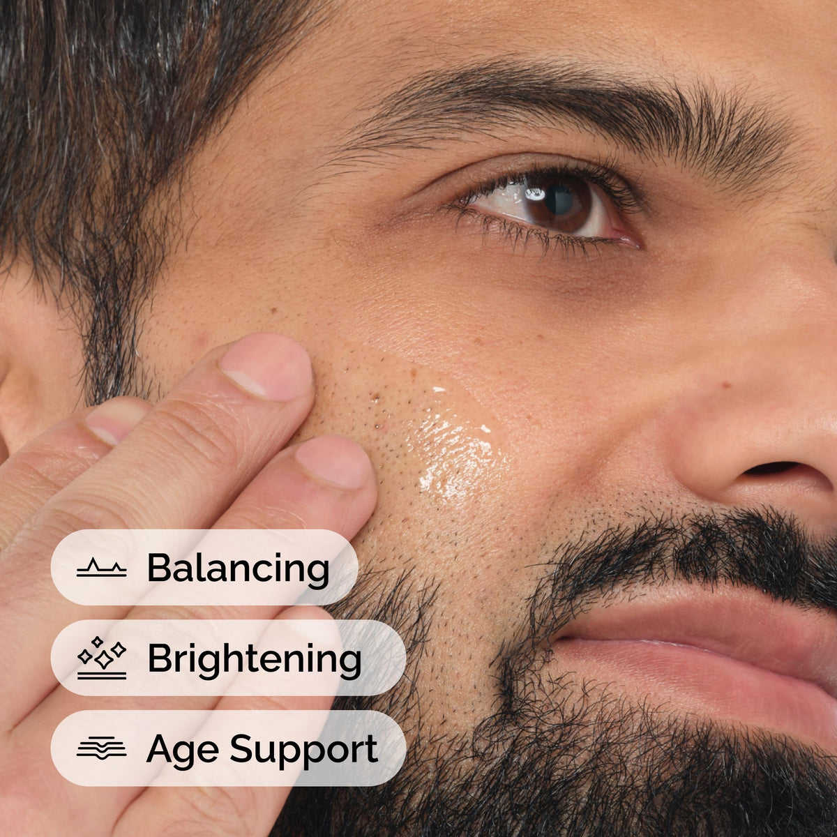 The Ordinary applied on hand demonstrating spreadability and non-greasy finish