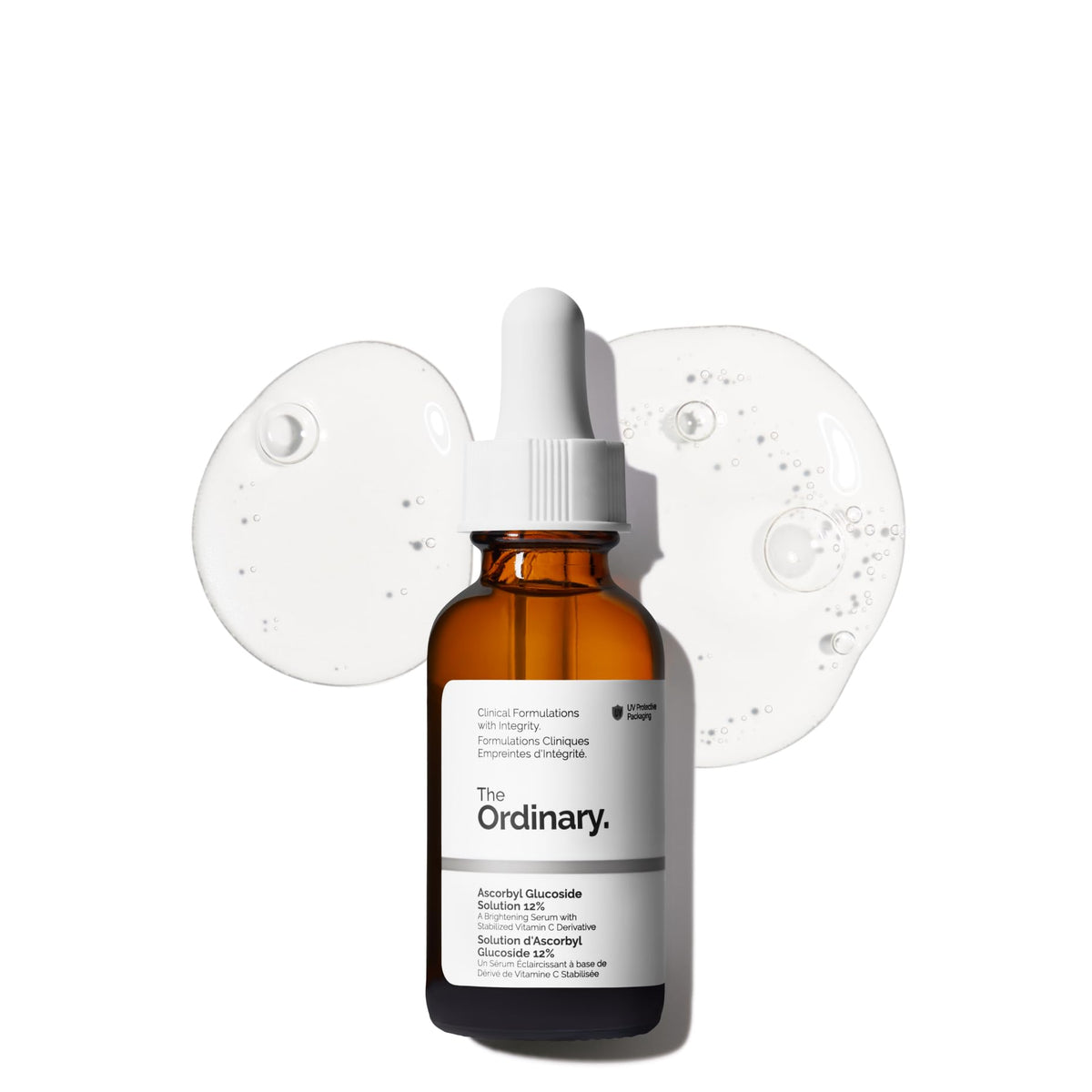 The Ordinary front bottle showing label and product clarity benefits