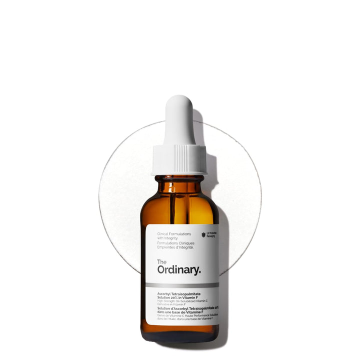 The Ordinary front packaging showing bottle and label for clear identification and benefits