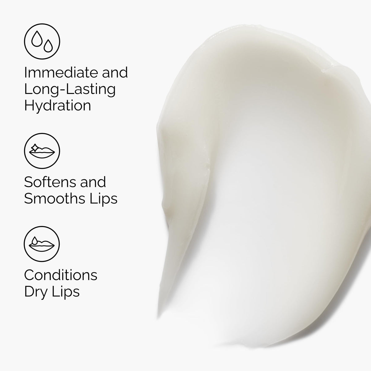 Applying The Ordinary balm to lips for instant softness and barrier support benefit