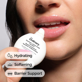 Using The Ordinary balm on cuticles and elbow to soften rough skin benefit