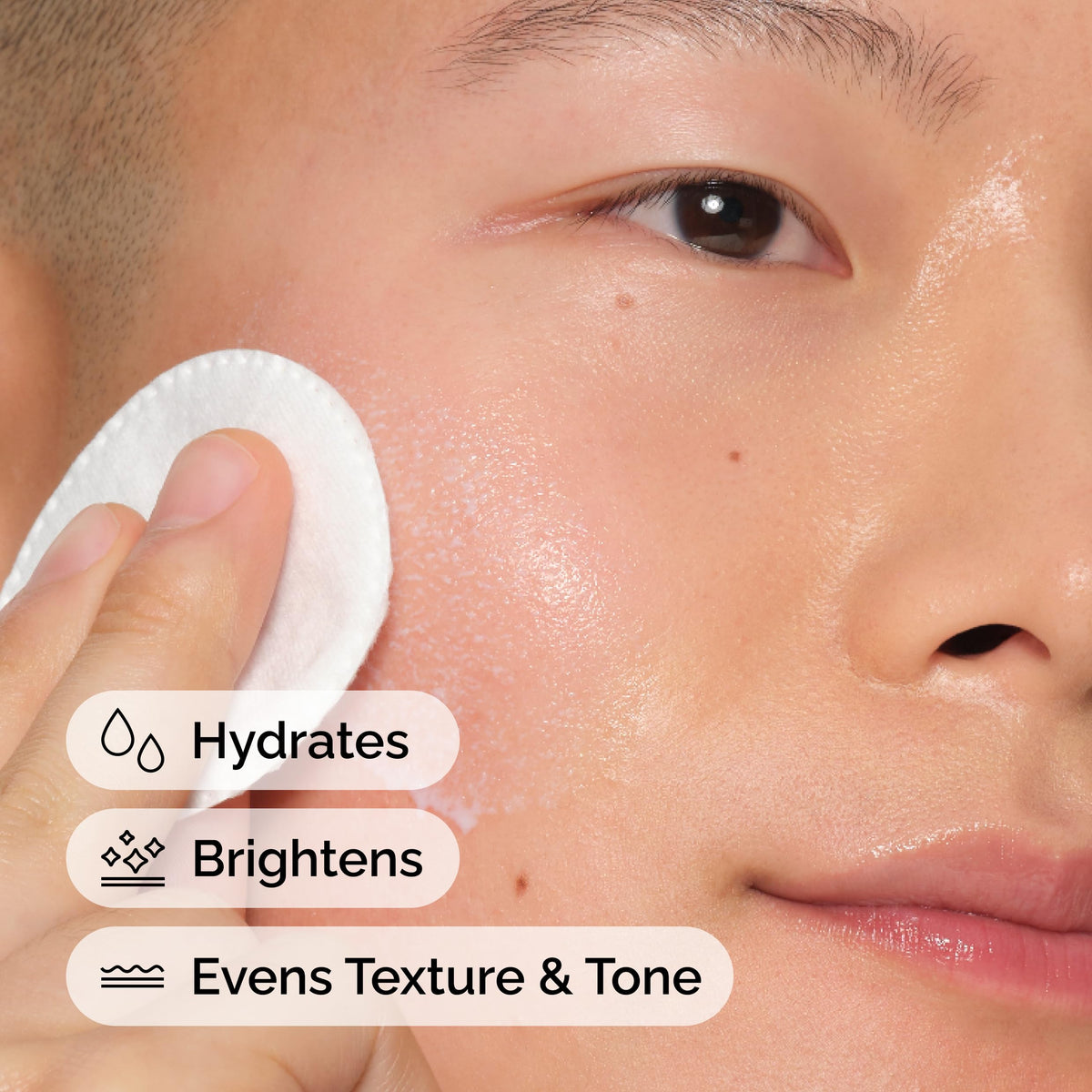 The Ordinary saccharomyces ferment toner label close-up showing ingredient highlights benefit