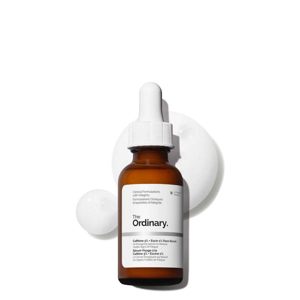 The Ordinary front packaging showing bottle and label benefits