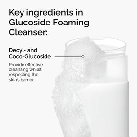 The Ordinary cleanser dispensed foam on pump illustrating easy application benefit