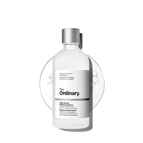 The Ordinary front bottle of Multi-Active Delivery Essence showing clear hydrating formula