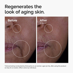The Ordinary GF 15% applied on hand, shows blendability and skin hydration benefit