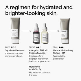 The Ordinary hyaluronic serum on hand showing lightweight absorption and plumping benefit