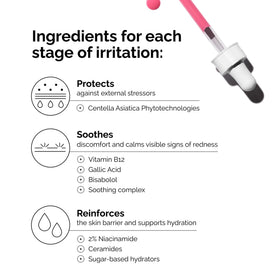 The Ordinary ingredient label featuring Centella Asiatica benefits