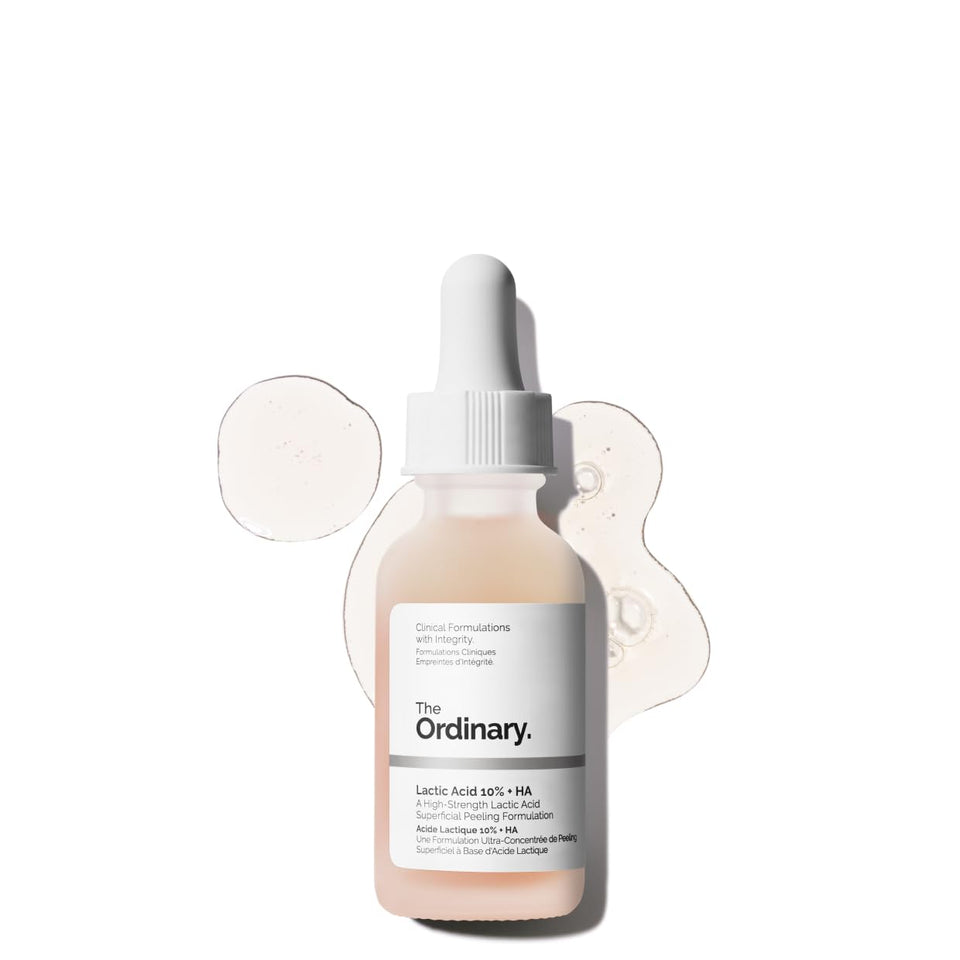 The Ordinary front bottle showing label and sleek glass packaging benefit clear identification