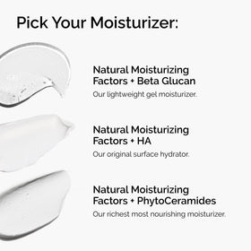 The Ordinary jar on bathroom vanity conveying daily moisturizing routine