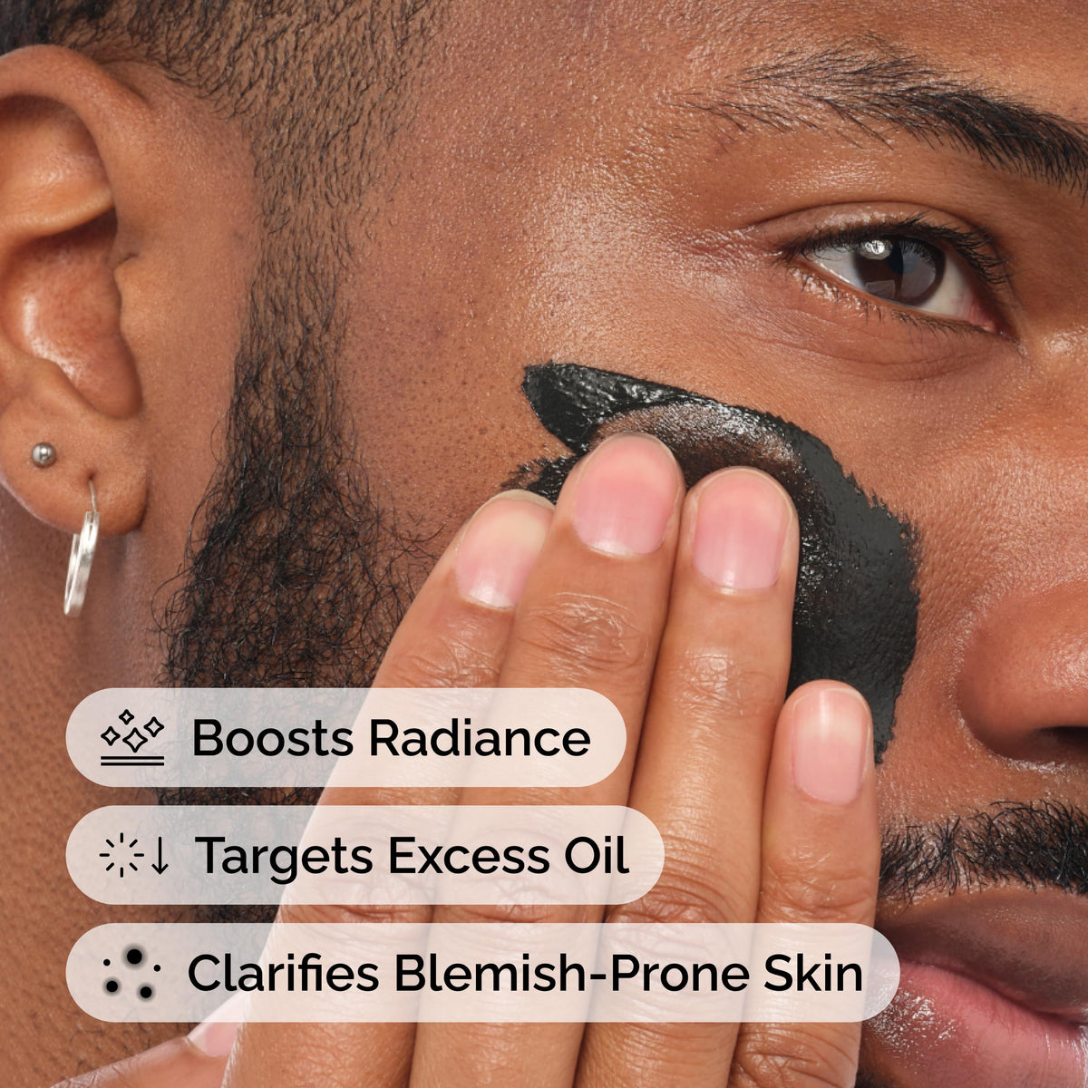 The Ordinary masque next to a ruler showing 1.7 fl oz size and travel convenience