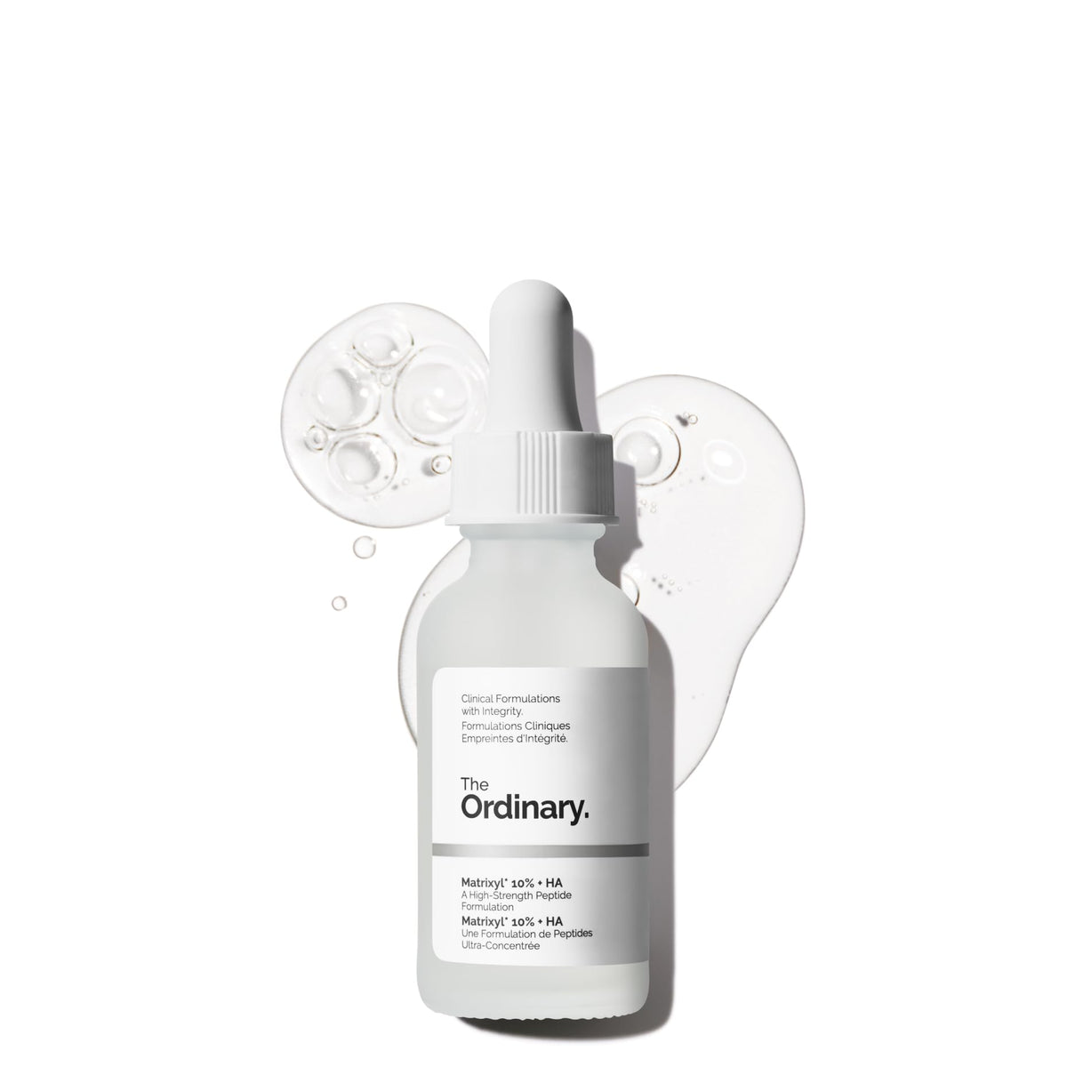 The Ordinary front packaging showing bottle and branding, clear anti-aging serum benefit