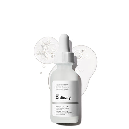 The Ordinary front packaging showing bottle and branding, clear anti-aging serum benefit
