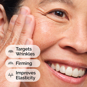 The Ordinary serum spread on hand, brand demonstrating lightweight hydrating feel